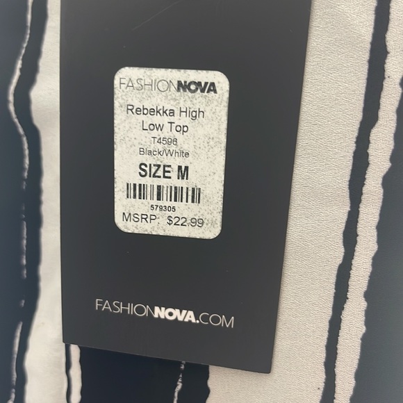 Fashion Nova high/low shirt - Picture 9 of 9